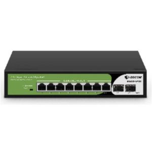 Kommutator BDCOM S1500-8P2S, 8 port PoE va 2 port SFP
