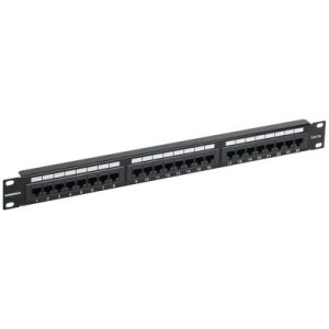 Patch-panel GENERICA 1U kat. 5e UTP, 24 port