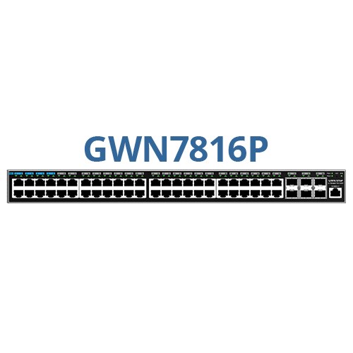 Kommutator Grandstream GWN7816P