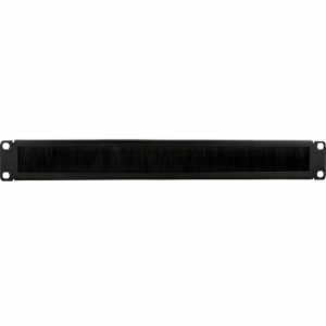 Кабельный органайзер 19″ 1U щёточный (KP412101)