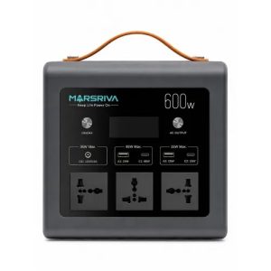 Marsriva MP6 Plus ko‘chma elektr stansiyasi, 600 Vt, 512 Vt·s