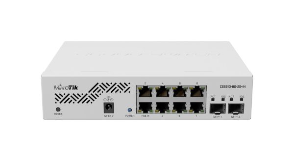Kommutator MikroTik CSS610-8G-2S+IN Kommutator MikroTik CSS610-8G-2S+IN