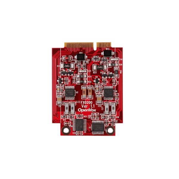 Модуль OpenVox FXO200 для IP-АТС UC501, 2 порта FXO Модуль OpenVox FXO200 для IP-АТС UC501, 2 порта FXO