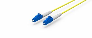 LC/UPC–LC/UPC optik montaj shnuri, SM, 0,9 mm, 3 m