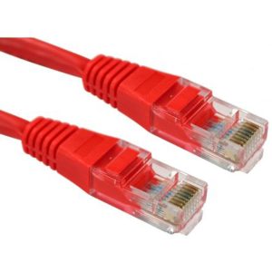 Патч-корд Pixietech U/UTP кат. 5e, 0,15 м, красный