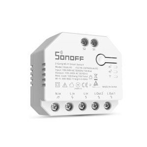Aqlli rele Sonoff DUAL R3, ikki kanal, Wi-Fi Aqlli rele Sonoff DUAL R3, ikki kanal, Wi-Fi