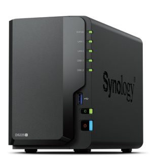 Сетевое хранилище Synology DS225+, 2 отсека