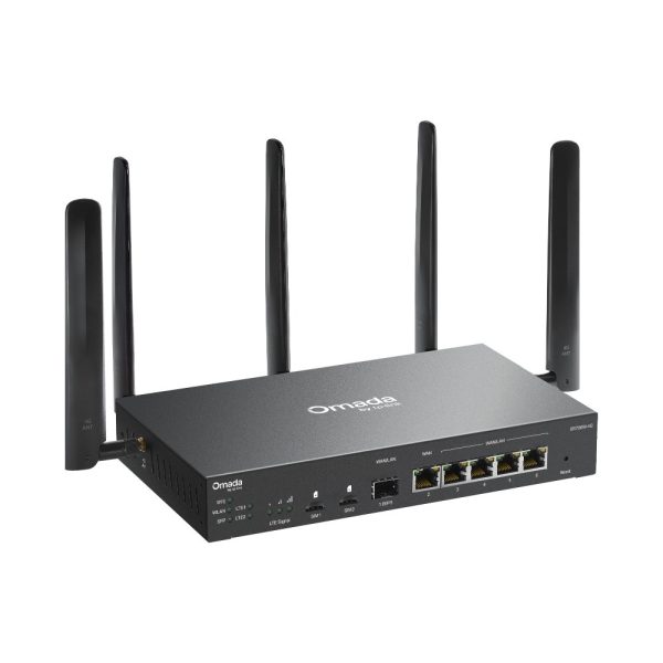 VPN-marshrutizator TP-Link Omada ER706W-4G modem bilan 4G+ va Wi-Fi 6