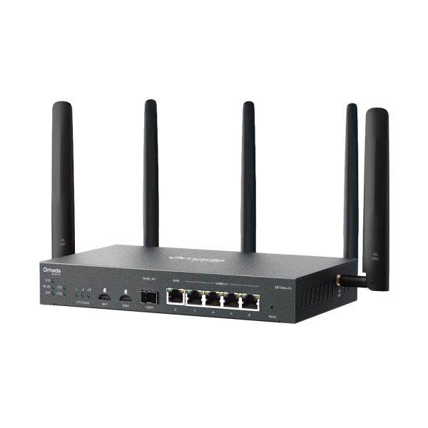 VPN-marshrutizator TP-Link Omada ER706W-4G modem bilan 4G+ va Wi-Fi 6